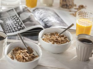 Italian breakfast-milk-cereals