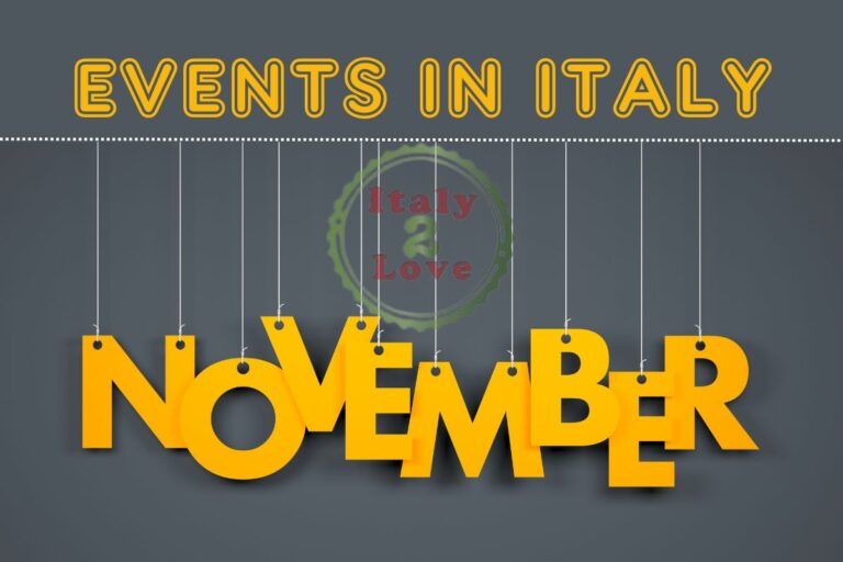 Events in Italy november 2024