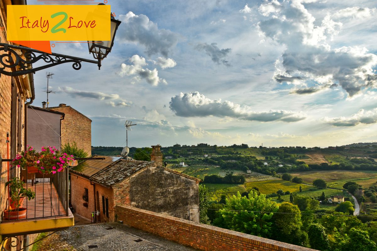 Hidden village in Italy