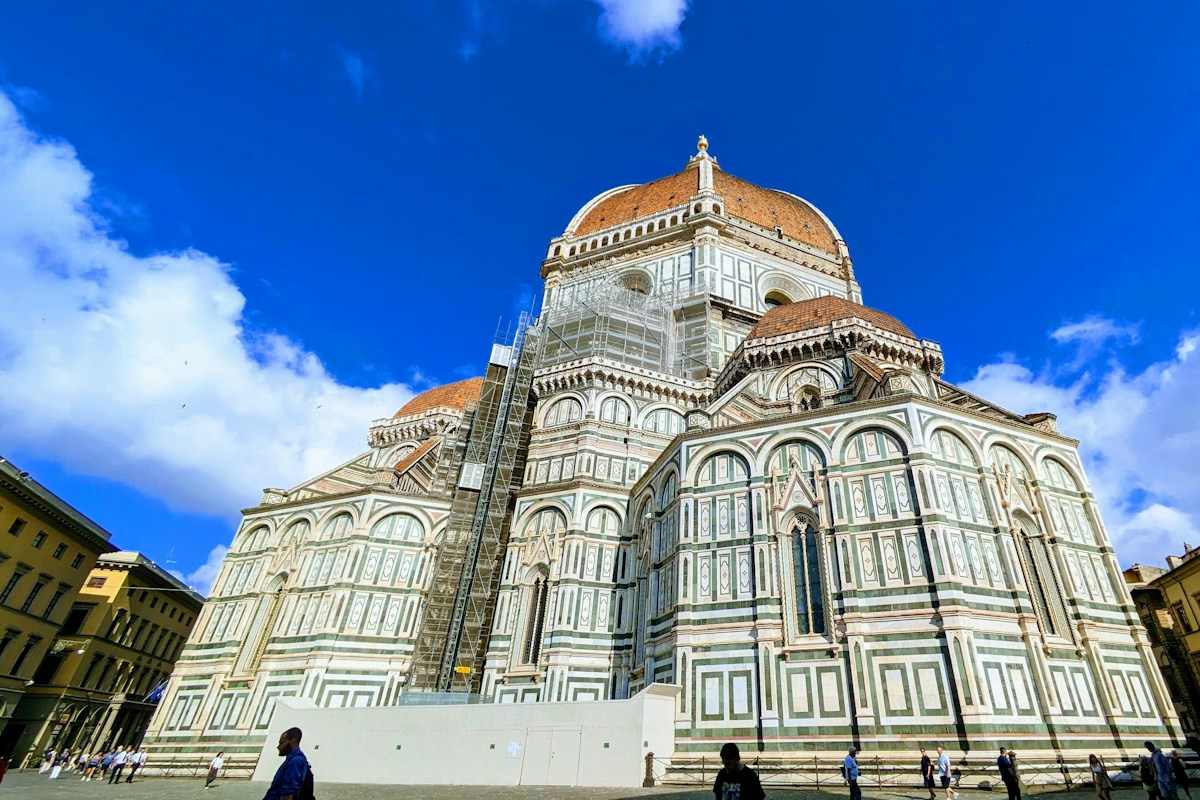 Brunelleschi's dome on Florence Cathedral, the first stop in 3 days in Florence