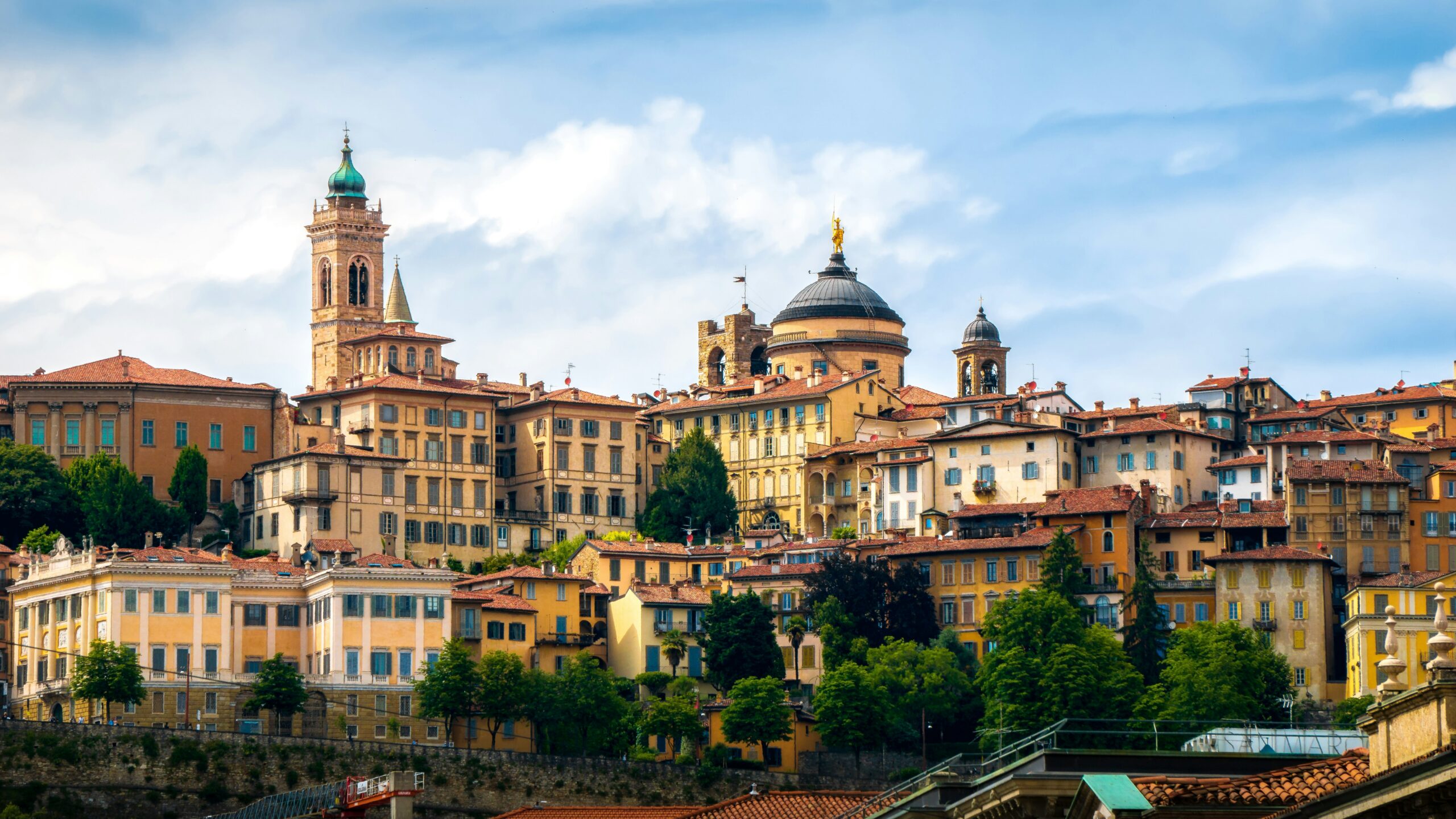 Bergamo Citta Alta, one of the Call Me by Your Name filming locations in Lombardy