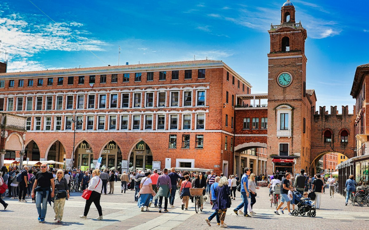 Piazza Trento e Trieste in Ferrara, setting for the Ferrara Food Festival 2026