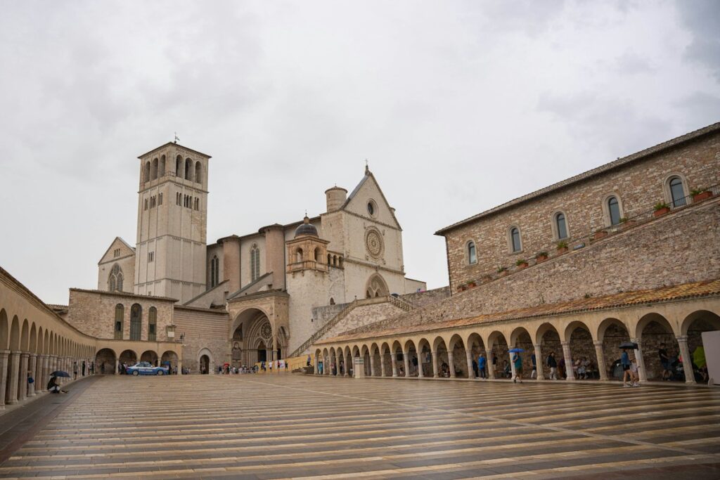 The Basilica of St. Francis in Assisi, one of the best day trips from Rome