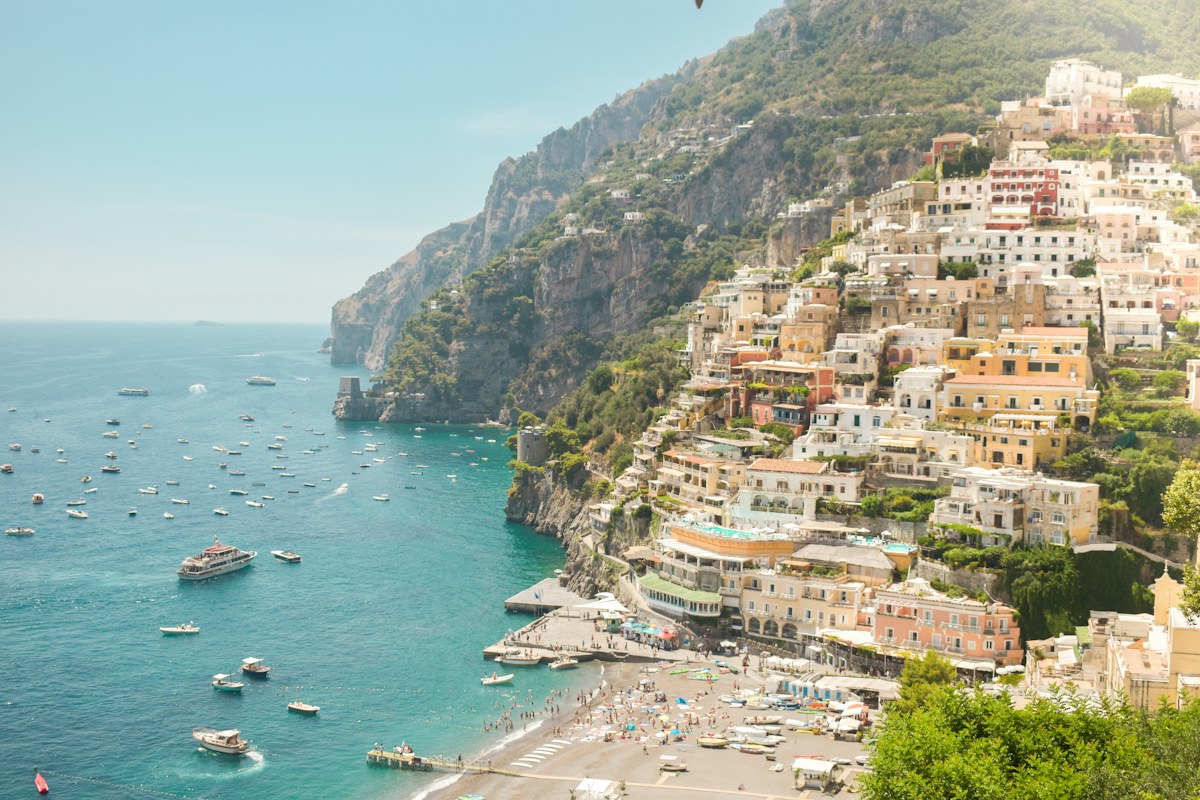 Positano, a contender for the best town to stay on the Amalfi Coast