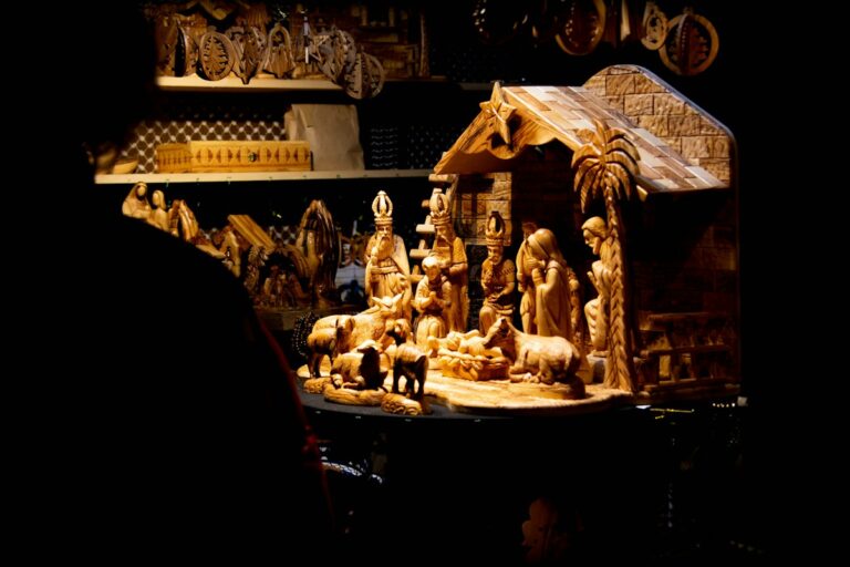 A nativity scene (presepe), a highlight of hidden Christmas events in Italy