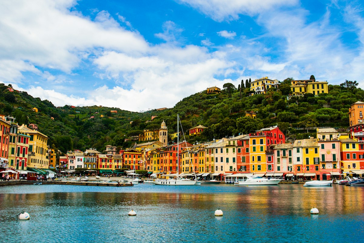 Portofino harbor, a highlight of the Italian Riviera