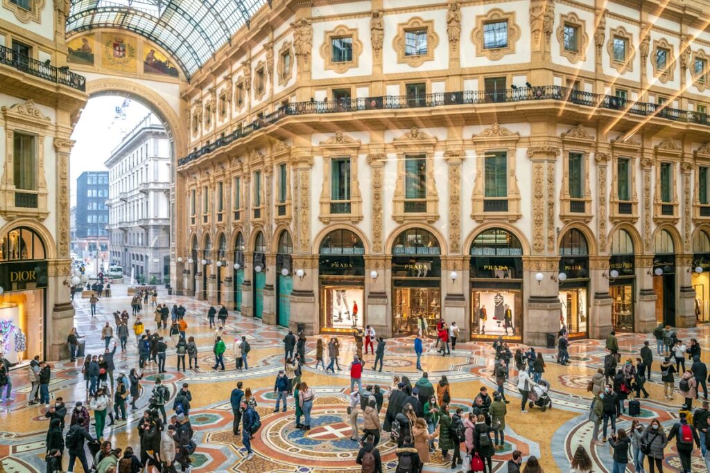 Galleria Vittorio Emanuele II in Milan, the city with the highest Italy tourist tax in 2026
