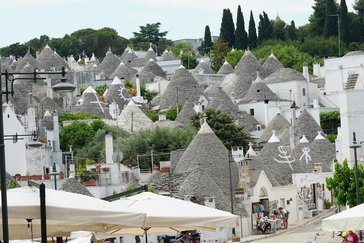 Trulli houses in Alberobello on a Puglia itinerary