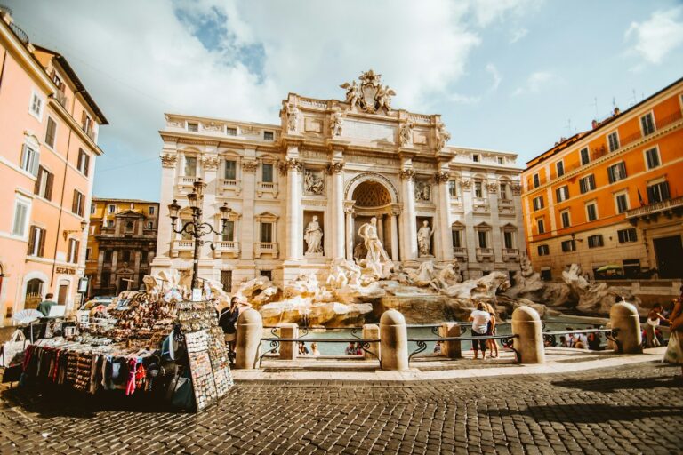 Trevi Fountain in Rome, the first stop on a 7 days in Italy itinerary