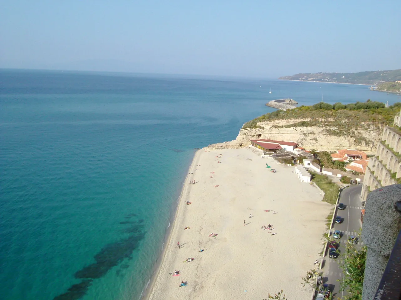 Tropea beach below the old town, Calabria