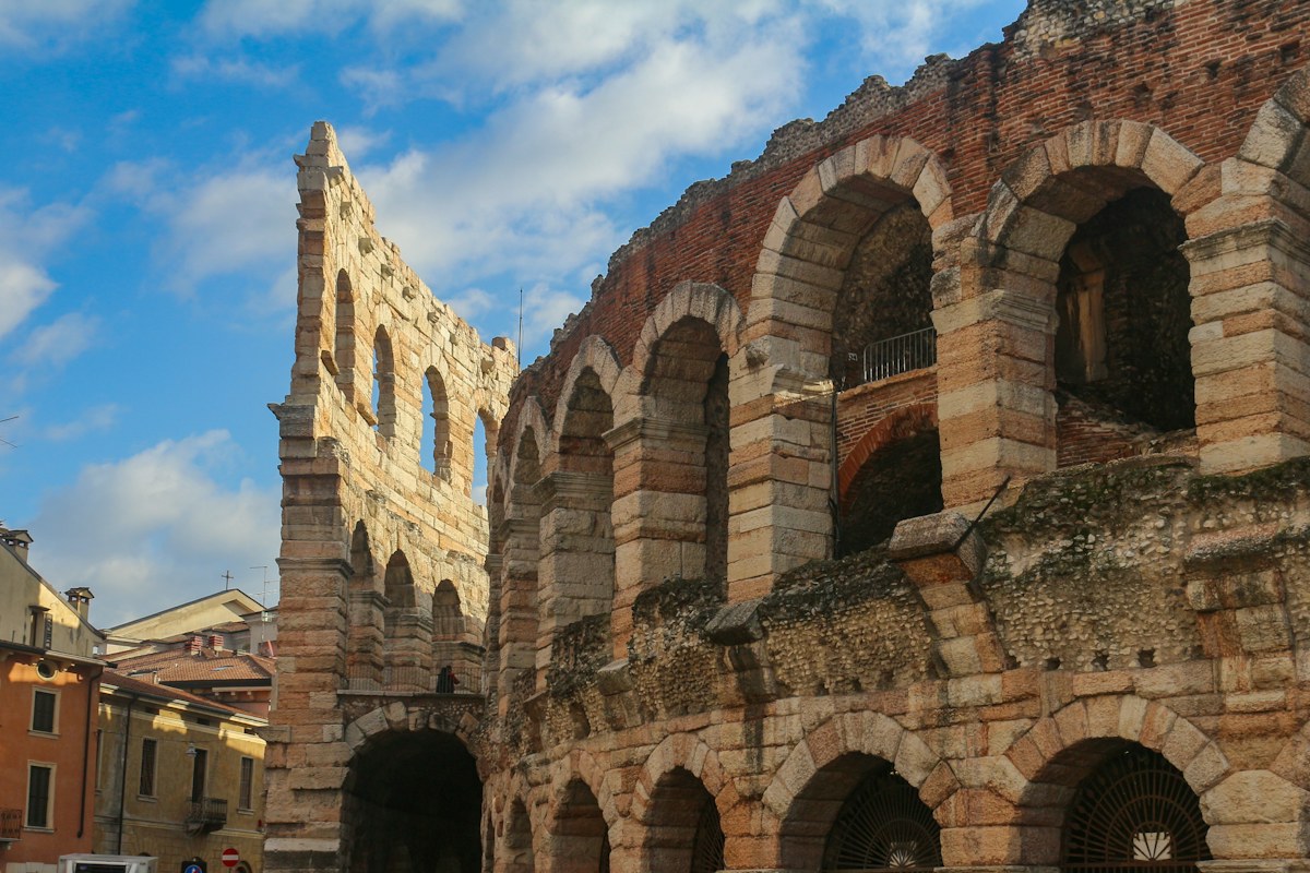 The Roman Arena in Verona, a highlight of a northern Italy itinerary