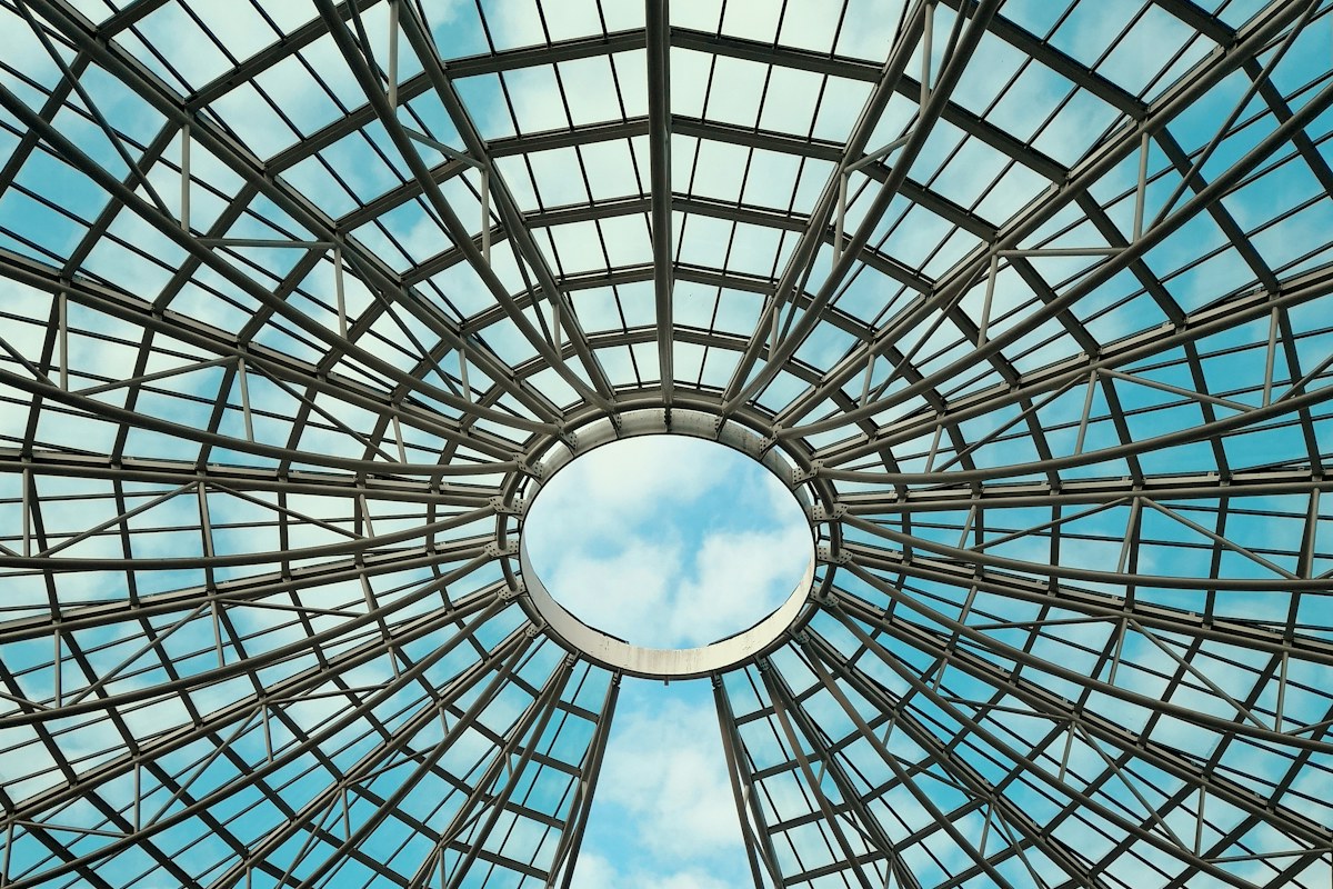 Glass dome of the MART museum, a stop to pair with the Rovereto Christmas market